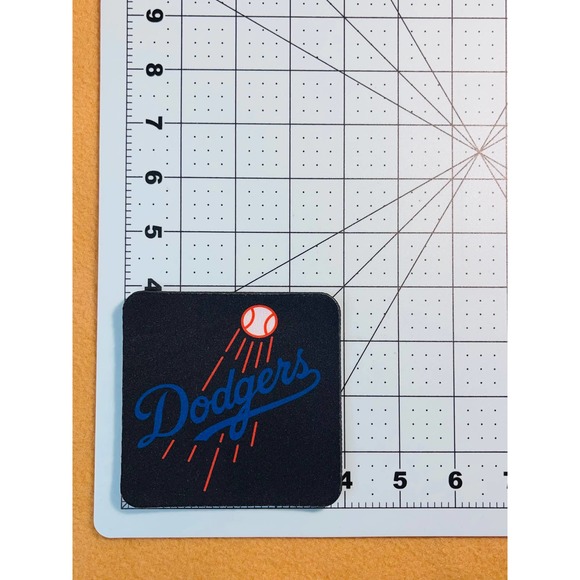DODGERS HIGH QUALITY COASTER SET (PACK OF 4 PER ORDER) - Picture 4 of 5